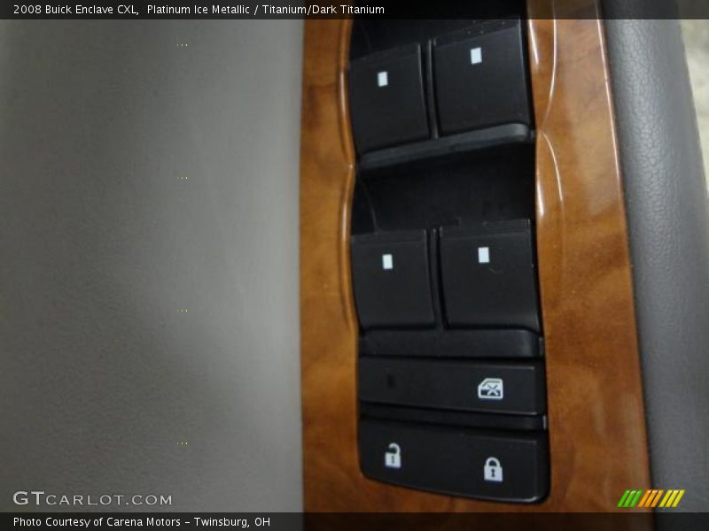 Platinum Ice Metallic / Titanium/Dark Titanium 2008 Buick Enclave CXL