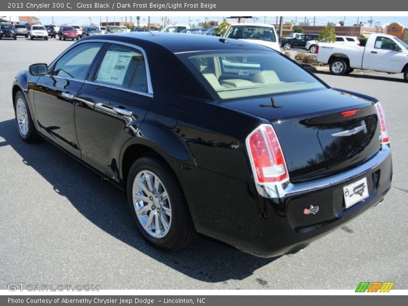 Gloss Black / Dark Frost Beige/Light Frost Beige 2013 Chrysler 300 C