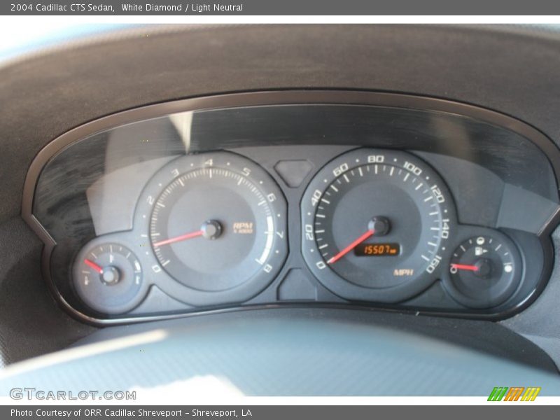 White Diamond / Light Neutral 2004 Cadillac CTS Sedan
