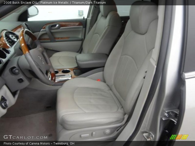 Platinum Ice Metallic / Titanium/Dark Titanium 2008 Buick Enclave CXL
