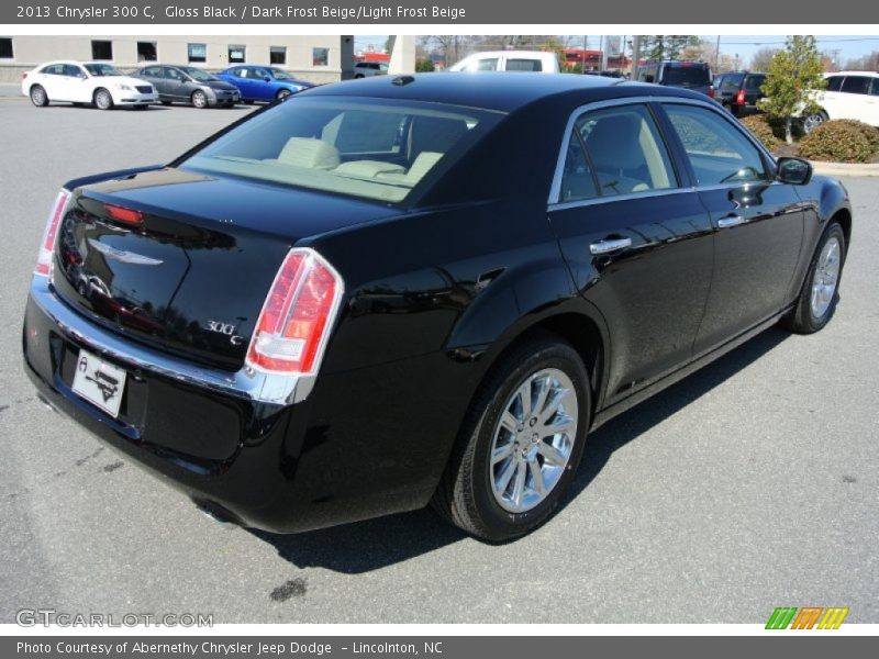 Gloss Black / Dark Frost Beige/Light Frost Beige 2013 Chrysler 300 C