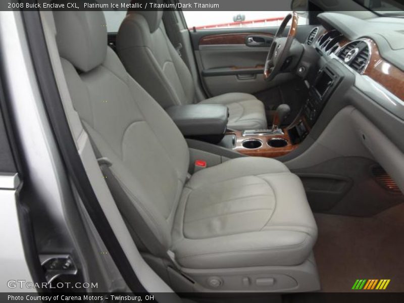 Platinum Ice Metallic / Titanium/Dark Titanium 2008 Buick Enclave CXL
