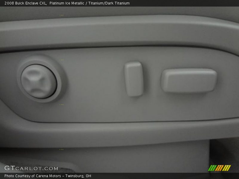 Platinum Ice Metallic / Titanium/Dark Titanium 2008 Buick Enclave CXL