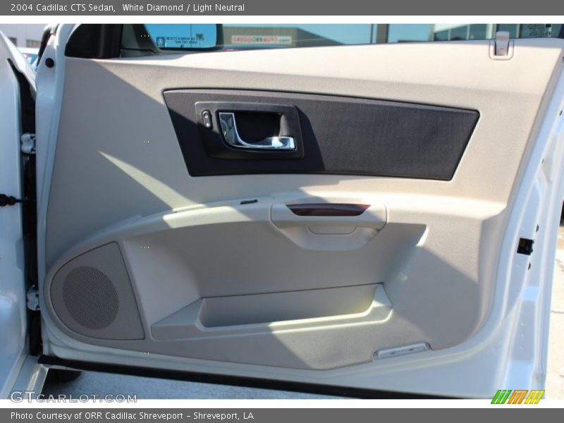 White Diamond / Light Neutral 2004 Cadillac CTS Sedan