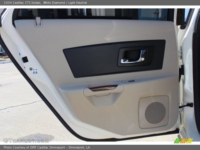 White Diamond / Light Neutral 2004 Cadillac CTS Sedan