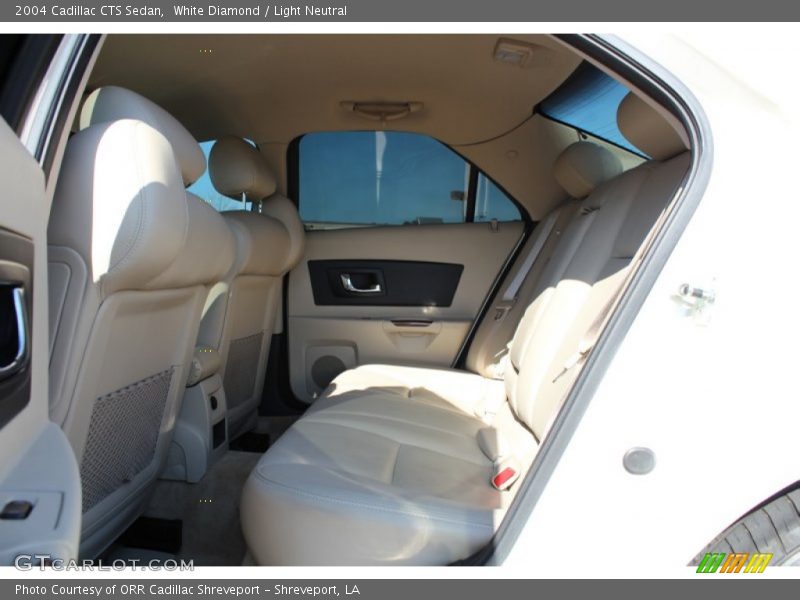 White Diamond / Light Neutral 2004 Cadillac CTS Sedan