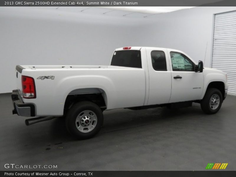 Summit White / Dark Titanium 2013 GMC Sierra 2500HD Extended Cab 4x4