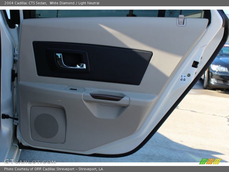 White Diamond / Light Neutral 2004 Cadillac CTS Sedan