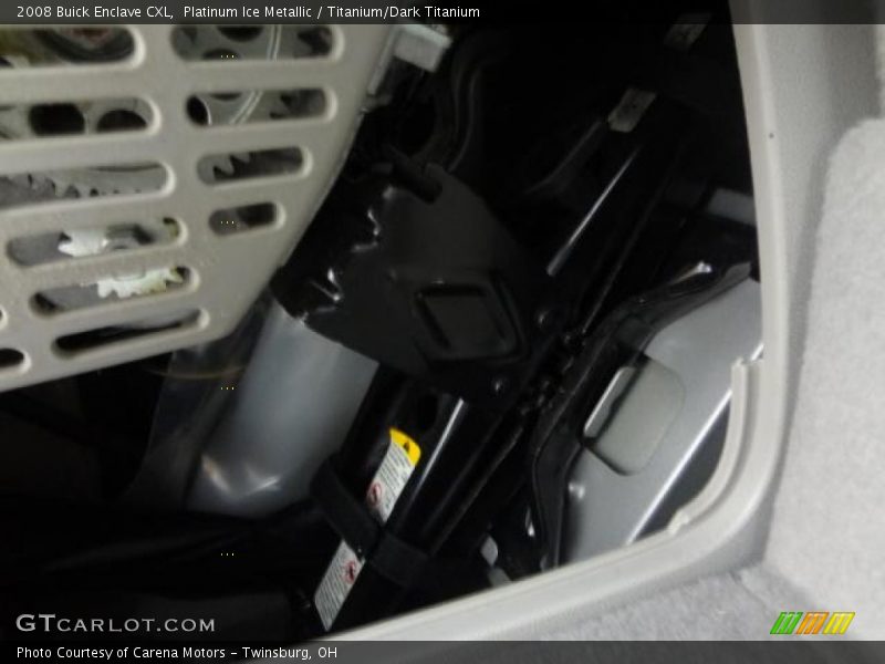 Platinum Ice Metallic / Titanium/Dark Titanium 2008 Buick Enclave CXL
