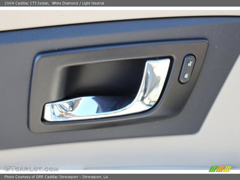 White Diamond / Light Neutral 2004 Cadillac CTS Sedan