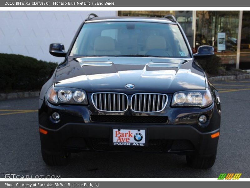 Monaco Blue Metallic / Sand Beige 2010 BMW X3 xDrive30i