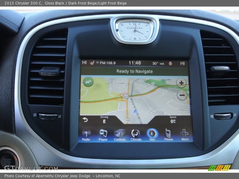 Gloss Black / Dark Frost Beige/Light Frost Beige 2013 Chrysler 300 C