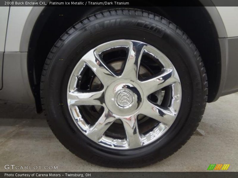 Platinum Ice Metallic / Titanium/Dark Titanium 2008 Buick Enclave CXL