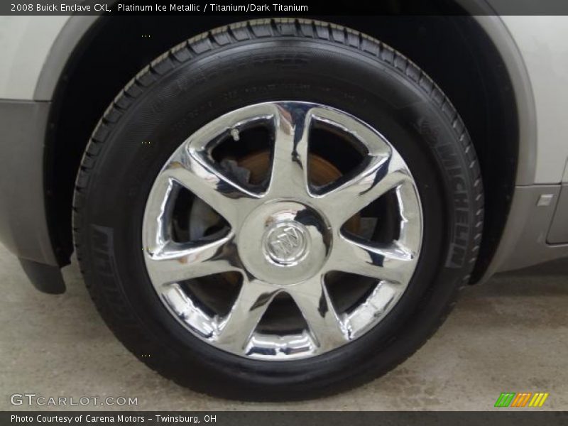 Platinum Ice Metallic / Titanium/Dark Titanium 2008 Buick Enclave CXL