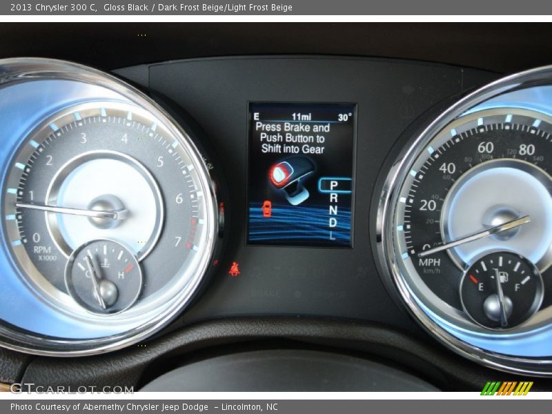 Gloss Black / Dark Frost Beige/Light Frost Beige 2013 Chrysler 300 C