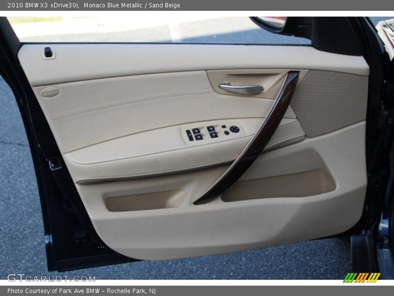 Monaco Blue Metallic / Sand Beige 2010 BMW X3 xDrive30i