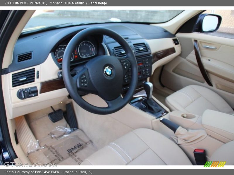 Monaco Blue Metallic / Sand Beige 2010 BMW X3 xDrive30i