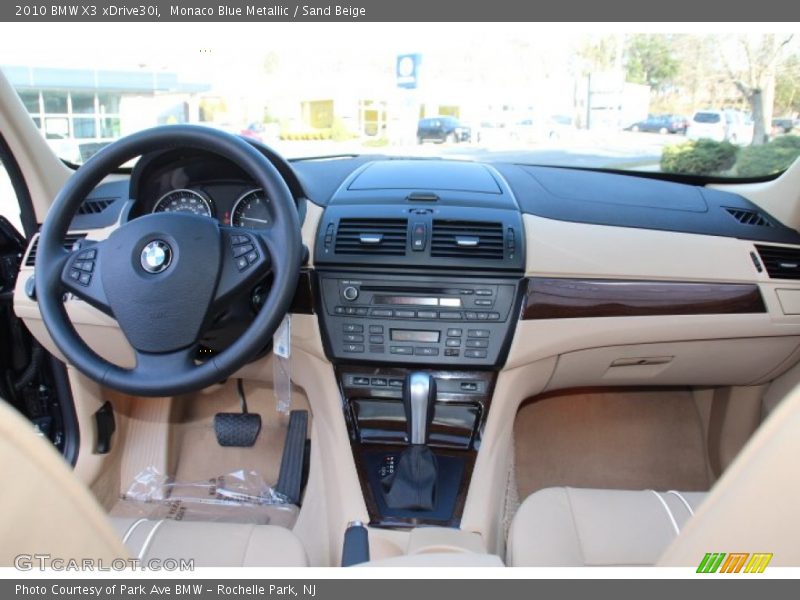 Monaco Blue Metallic / Sand Beige 2010 BMW X3 xDrive30i