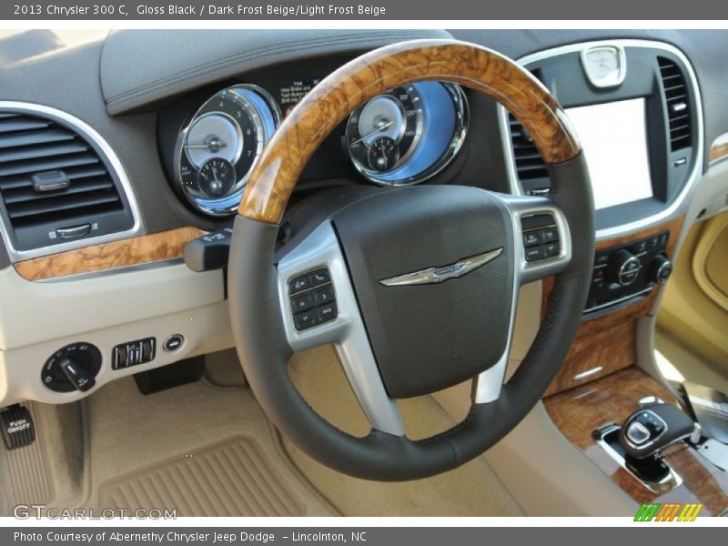 Gloss Black / Dark Frost Beige/Light Frost Beige 2013 Chrysler 300 C