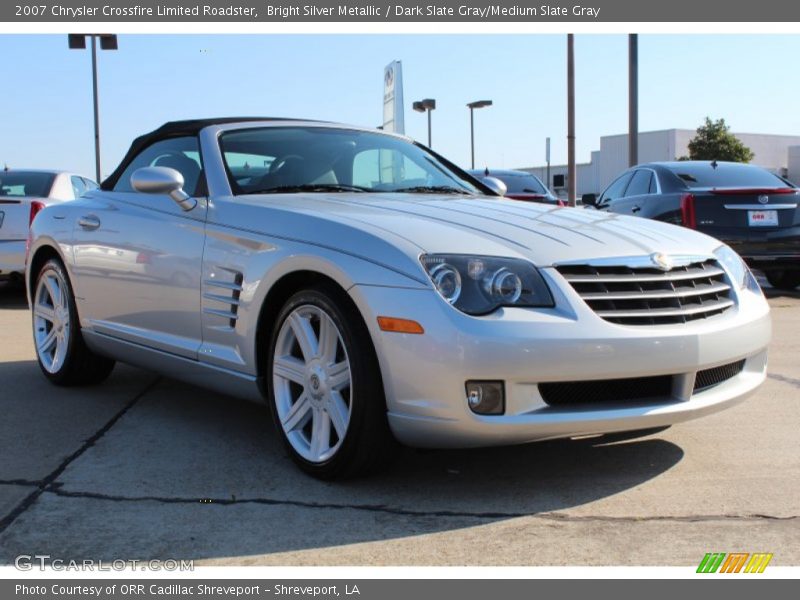 Bright Silver Metallic / Dark Slate Gray/Medium Slate Gray 2007 Chrysler Crossfire Limited Roadster