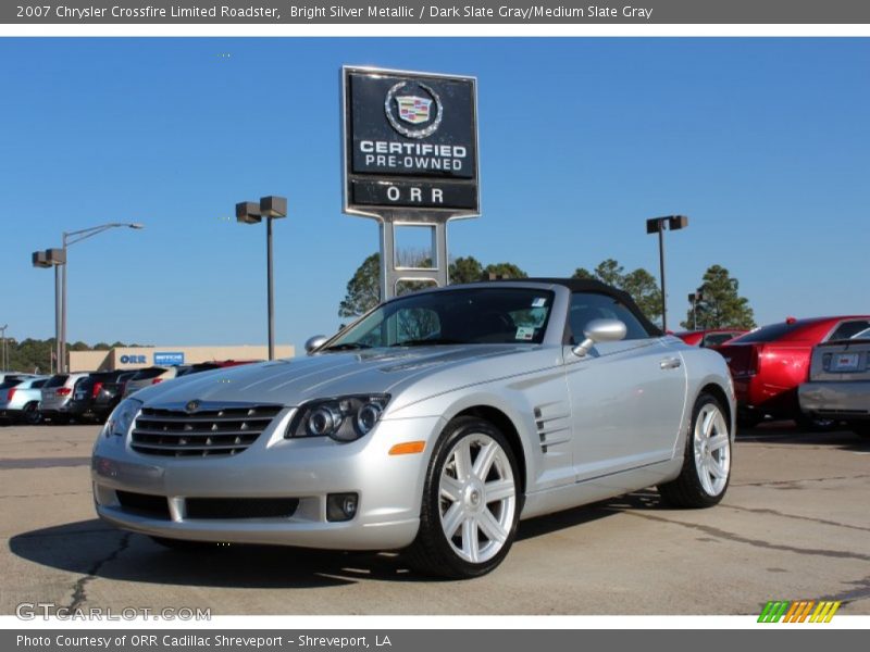 Bright Silver Metallic / Dark Slate Gray/Medium Slate Gray 2007 Chrysler Crossfire Limited Roadster