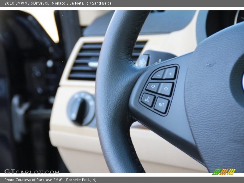 Monaco Blue Metallic / Sand Beige 2010 BMW X3 xDrive30i