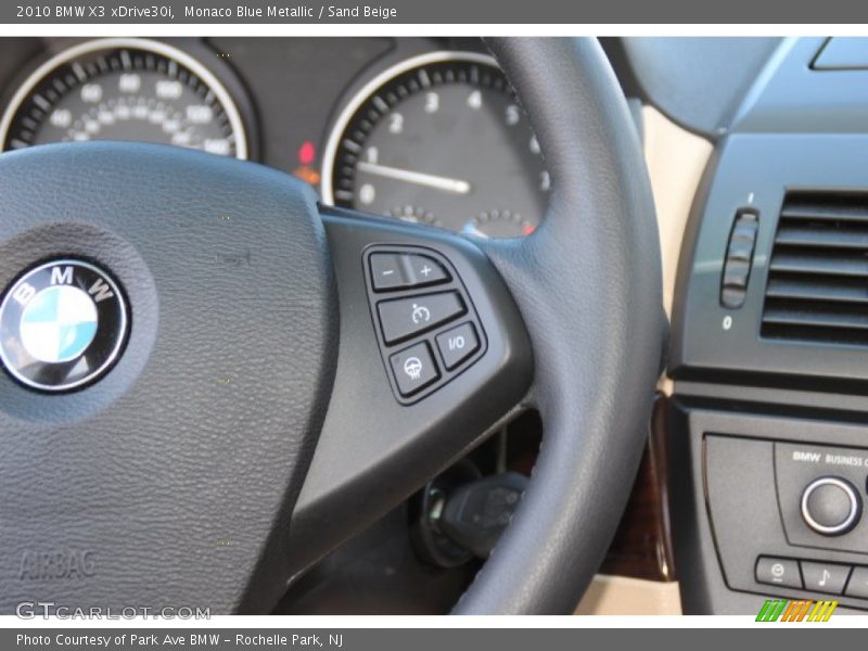 Monaco Blue Metallic / Sand Beige 2010 BMW X3 xDrive30i
