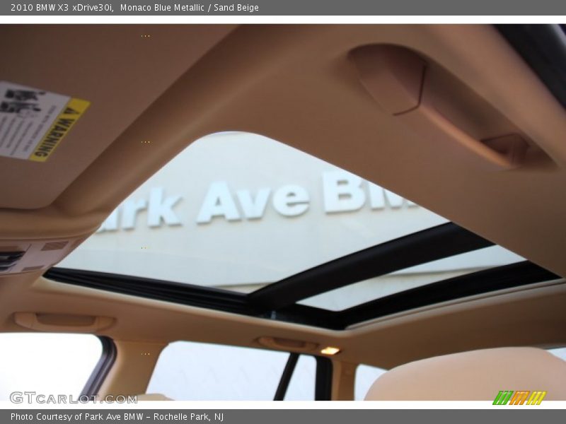 Monaco Blue Metallic / Sand Beige 2010 BMW X3 xDrive30i