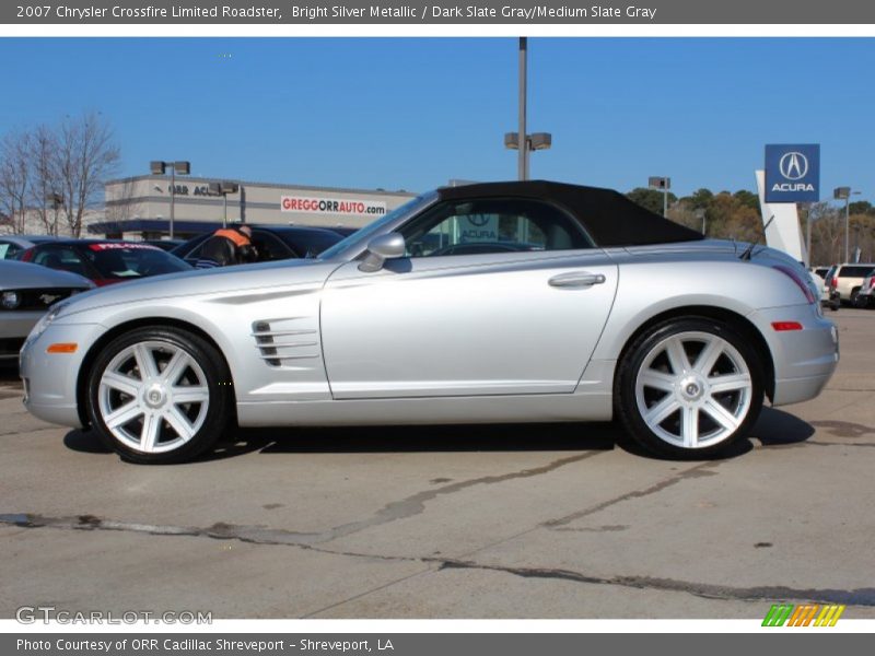 Bright Silver Metallic / Dark Slate Gray/Medium Slate Gray 2007 Chrysler Crossfire Limited Roadster