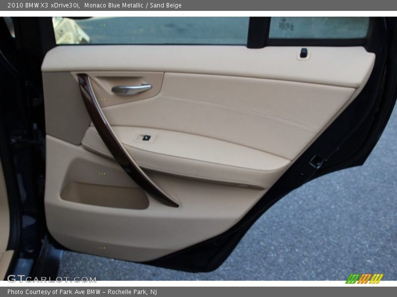 Monaco Blue Metallic / Sand Beige 2010 BMW X3 xDrive30i