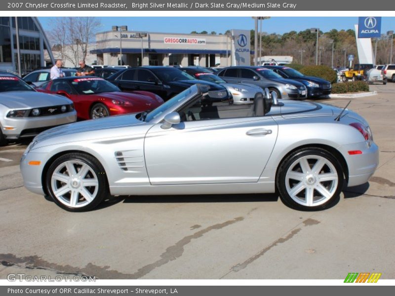 Bright Silver Metallic / Dark Slate Gray/Medium Slate Gray 2007 Chrysler Crossfire Limited Roadster