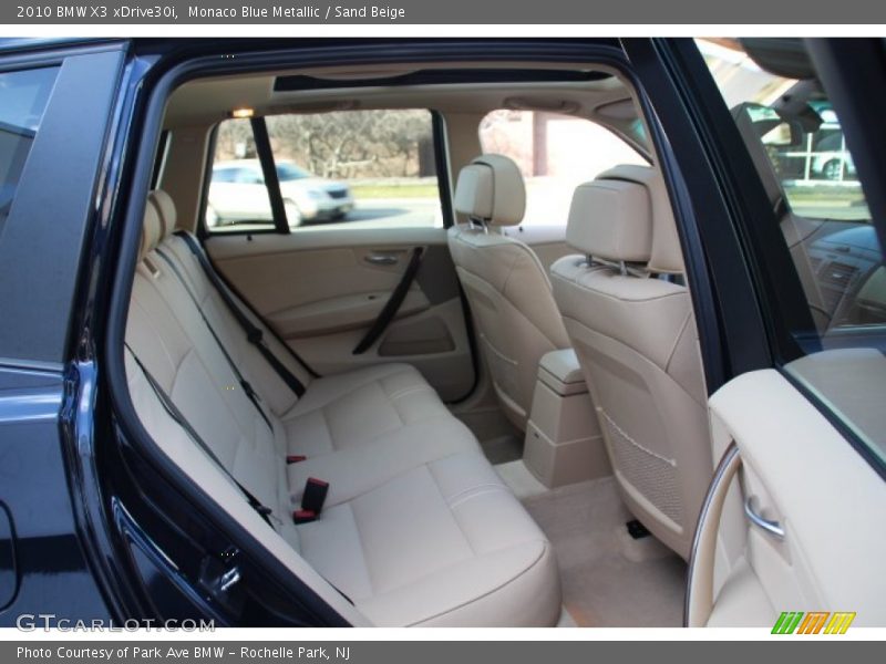 Monaco Blue Metallic / Sand Beige 2010 BMW X3 xDrive30i