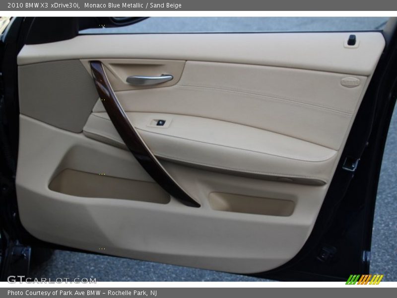 Monaco Blue Metallic / Sand Beige 2010 BMW X3 xDrive30i