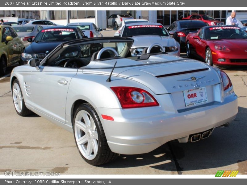 Bright Silver Metallic / Dark Slate Gray/Medium Slate Gray 2007 Chrysler Crossfire Limited Roadster