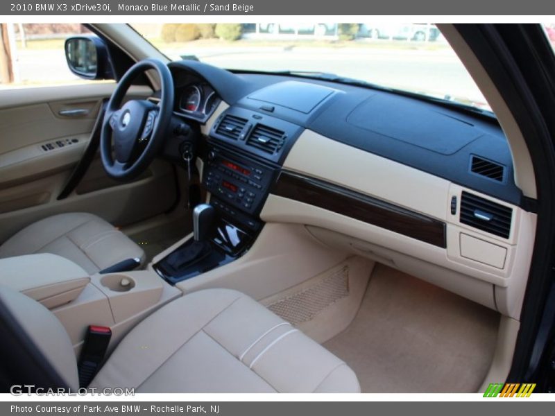 Monaco Blue Metallic / Sand Beige 2010 BMW X3 xDrive30i