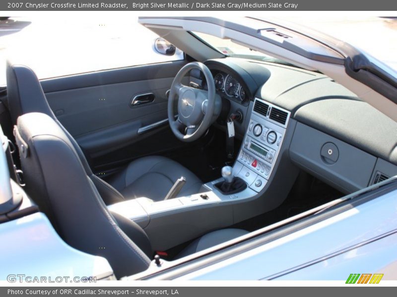 Bright Silver Metallic / Dark Slate Gray/Medium Slate Gray 2007 Chrysler Crossfire Limited Roadster