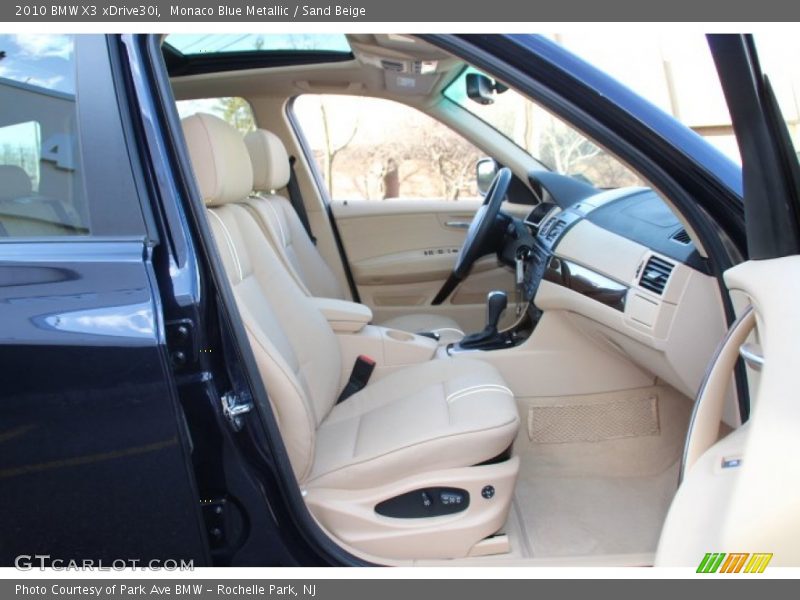 Monaco Blue Metallic / Sand Beige 2010 BMW X3 xDrive30i