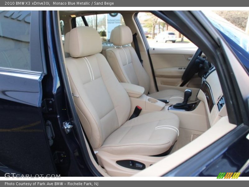 Monaco Blue Metallic / Sand Beige 2010 BMW X3 xDrive30i