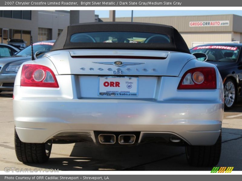 Bright Silver Metallic / Dark Slate Gray/Medium Slate Gray 2007 Chrysler Crossfire Limited Roadster