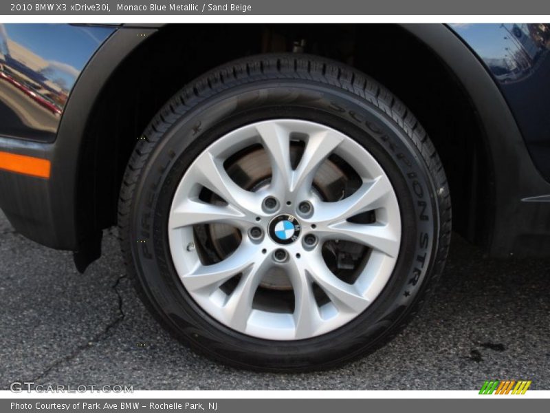 Monaco Blue Metallic / Sand Beige 2010 BMW X3 xDrive30i