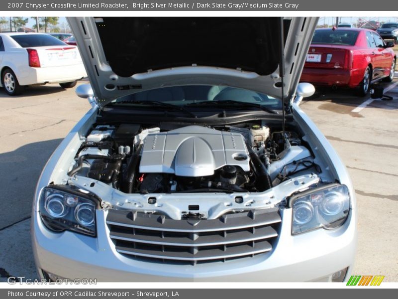 Bright Silver Metallic / Dark Slate Gray/Medium Slate Gray 2007 Chrysler Crossfire Limited Roadster