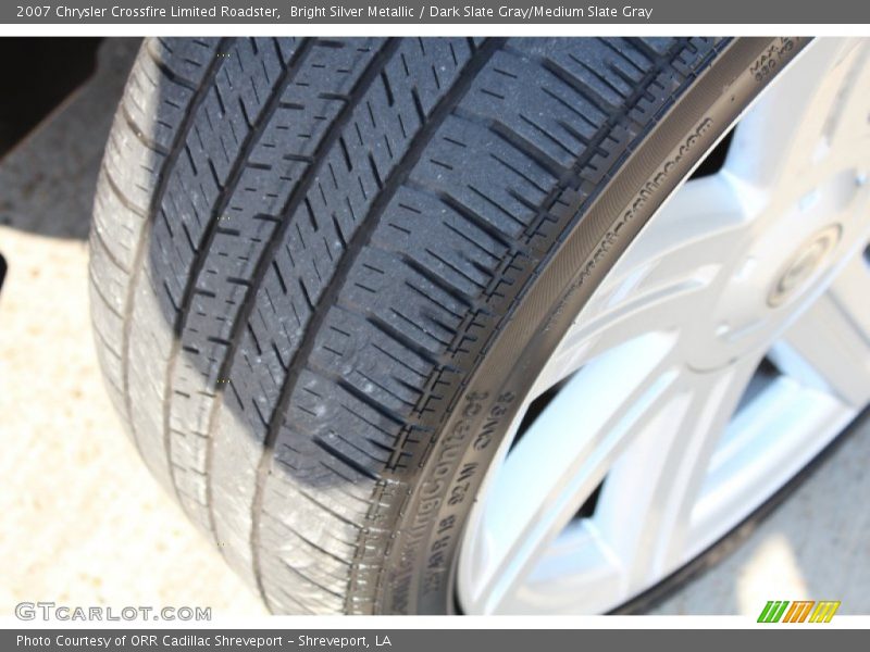 Bright Silver Metallic / Dark Slate Gray/Medium Slate Gray 2007 Chrysler Crossfire Limited Roadster