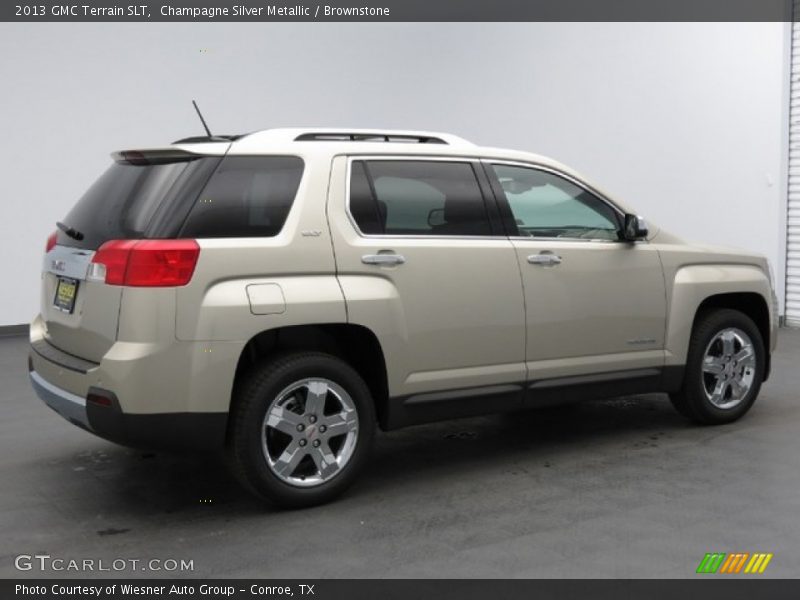 Champagne Silver Metallic / Brownstone 2013 GMC Terrain SLT