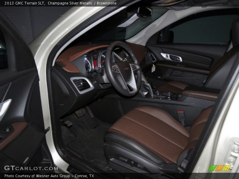 Champagne Silver Metallic / Brownstone 2013 GMC Terrain SLT