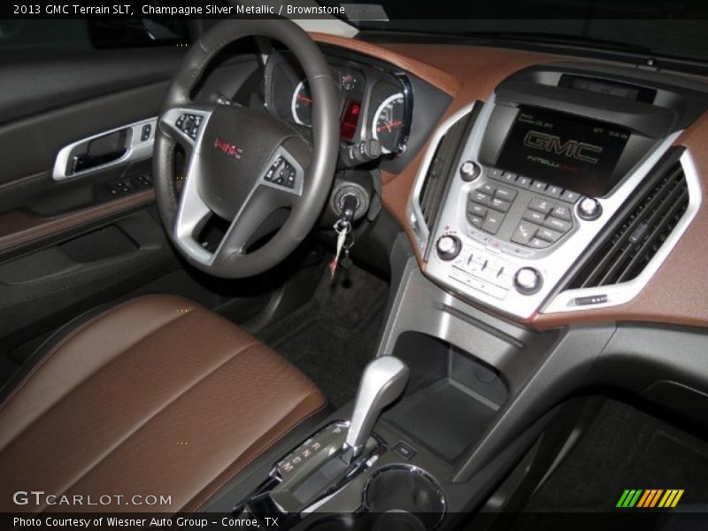 Champagne Silver Metallic / Brownstone 2013 GMC Terrain SLT