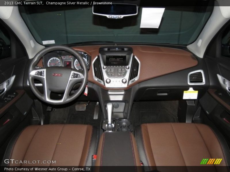 Champagne Silver Metallic / Brownstone 2013 GMC Terrain SLT