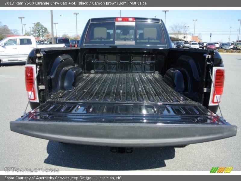 Black / Canyon Brown/Light Frost Beige 2013 Ram 2500 Laramie Crew Cab 4x4