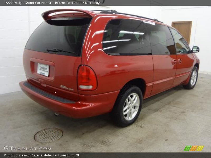 Inferno Red Pearl / Mist Gray 1999 Dodge Grand Caravan SE