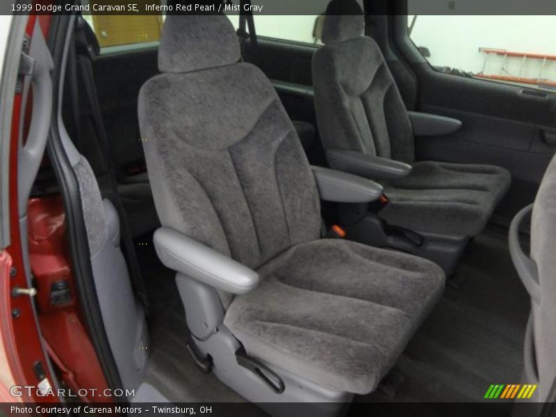 Inferno Red Pearl / Mist Gray 1999 Dodge Grand Caravan SE