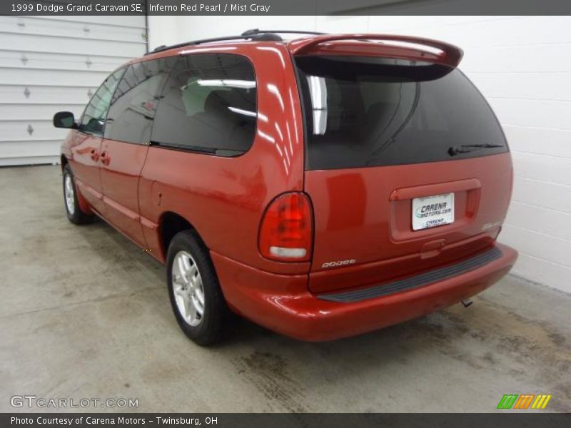 Inferno Red Pearl / Mist Gray 1999 Dodge Grand Caravan SE